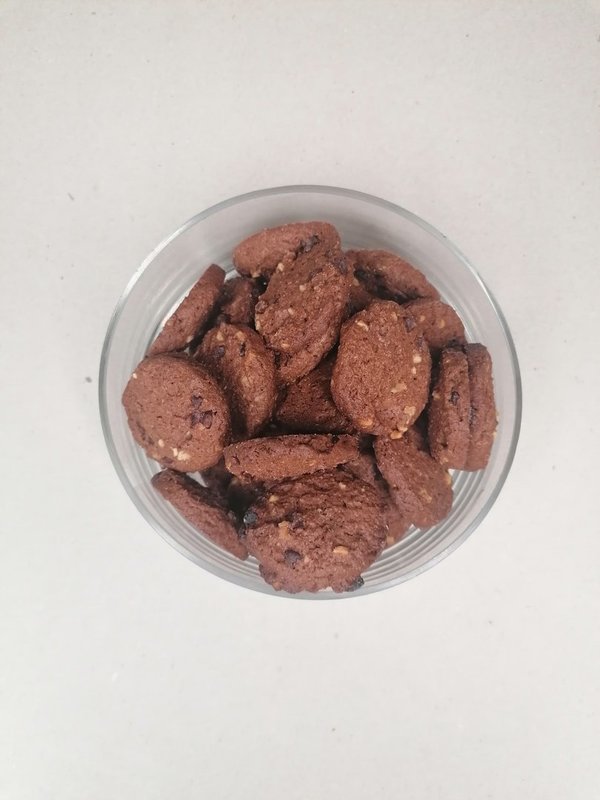 Cookies Dinkel-Schoko-Haselnuss vegan